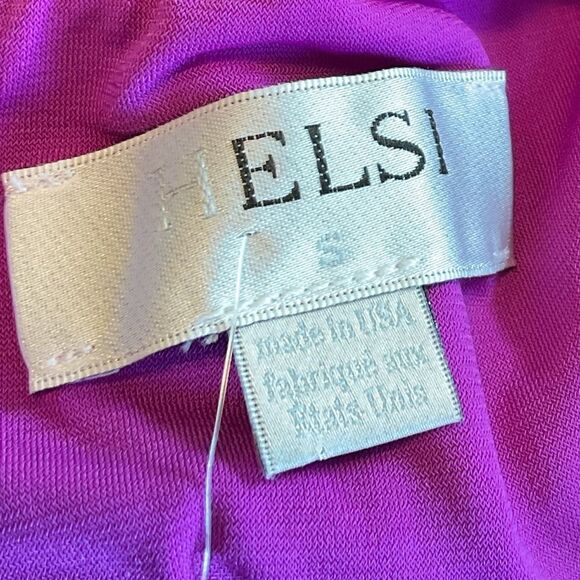 Helsi Toni Purple Sequin Halter Cocktail Party Mini Dress Size Small - Picture 7 of 8